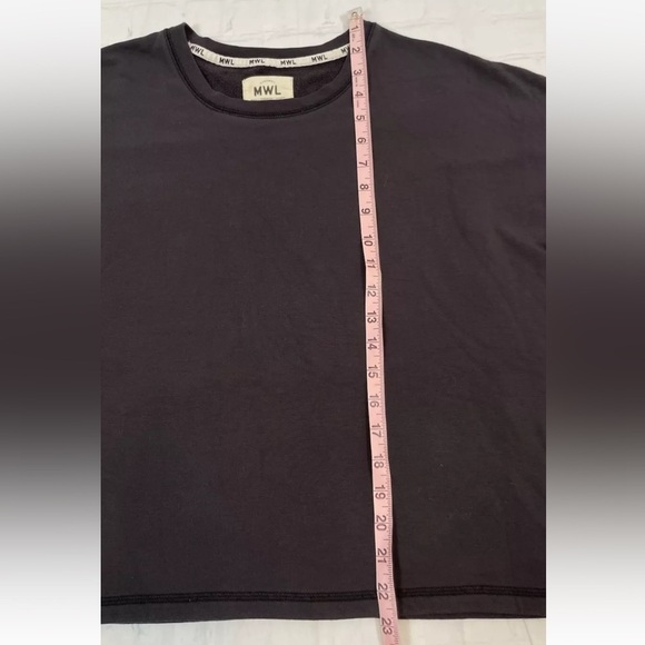 Madewell MWL Superbrushed Easygoing Sweatshirt Crew Neck Long Sleeve Gray Sz. M - Picture 14 of 16